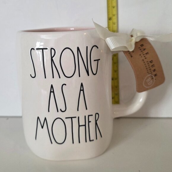 RAE DUNN "STRONG  AS A MOTHER” Mug By Magenta - NWT - Picture 1 of 3